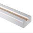 Montant coloris blanc vierge