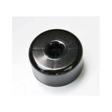 Patin en plastique noir Ht 25 mm