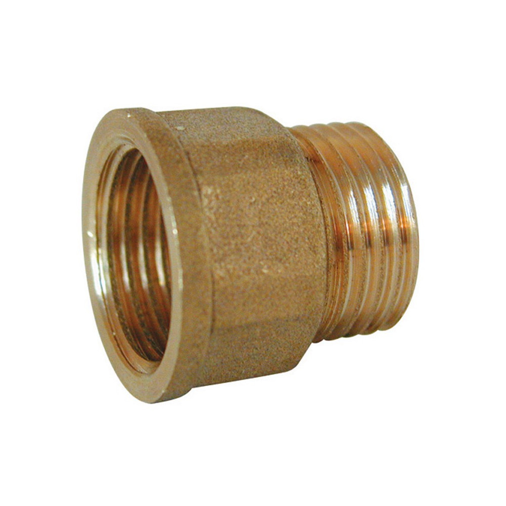 Raccord Laiton Mâle 3/8 à Femelle M22x1.5 - Douille 14mm Pour Laveuse, Neuf
