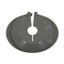 Cache base tuyau gris Diam. 18 mm