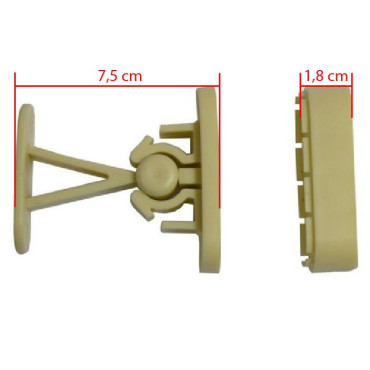 Bloque porte HT 75 mm