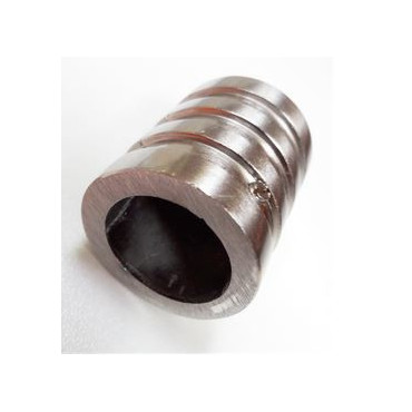 Embout de tringle finition électro zinguée brossée