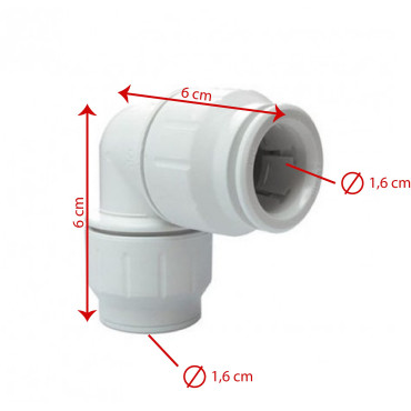 Equerre égale 16 mm