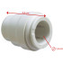 Bouchon raccord 16 mm