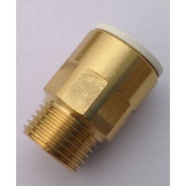 Union simple 1/2 pour tuyau 16 mm