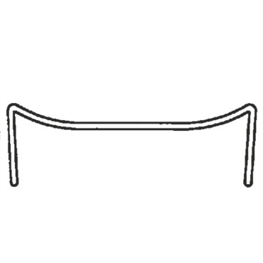 PROFIL U 37X13  BLANC L4200