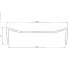 PROFIL U 37X13  BLANC L4200