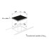 Table induction noire 3 zones 60cm