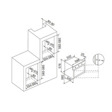 Four gaz catalyse noir