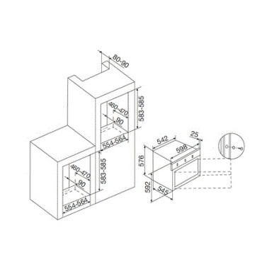 Four gaz catalyse blanc