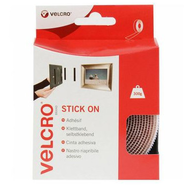 Bande de velcro blanc
