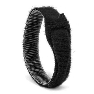 Bande de velcro noir largeur 10mm