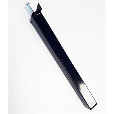 Pied de lit métal bleu foncé hauteur 32cm