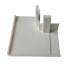 Cache angle blanc intérieur de fenêtre