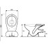 Cuvette WC blanche