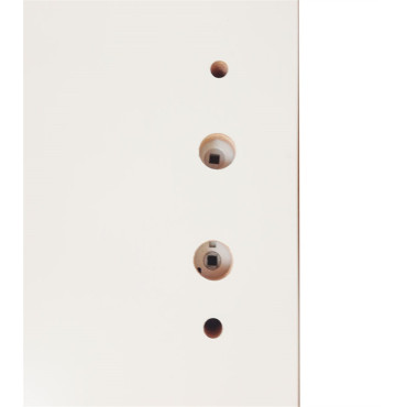 Porte condamnation 2038x530mm blanche droite