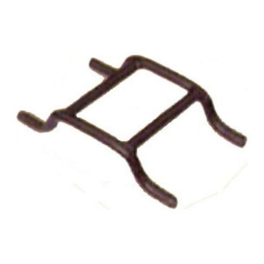 Attache double pour plaque de roulage
