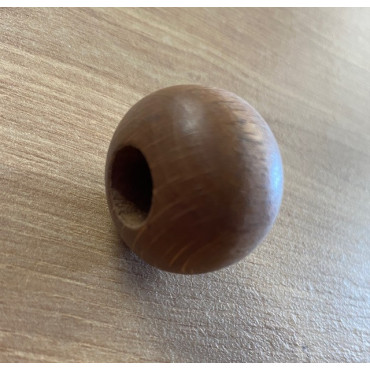 Embout de tringle noyer clair D10mm