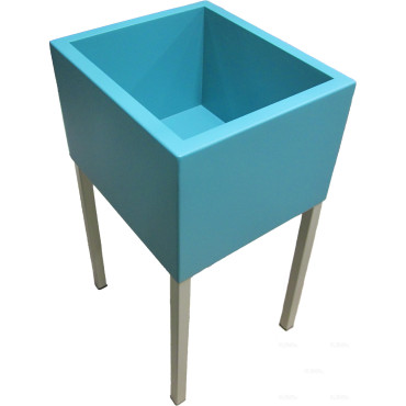 Chevet bleu turquoise 200 x 230 x 400