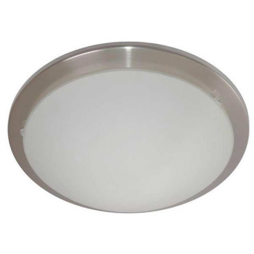 Plafonnier Chrome Mat 290mm Dia