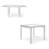 Table à rallonge cashmere mat 800x800mm