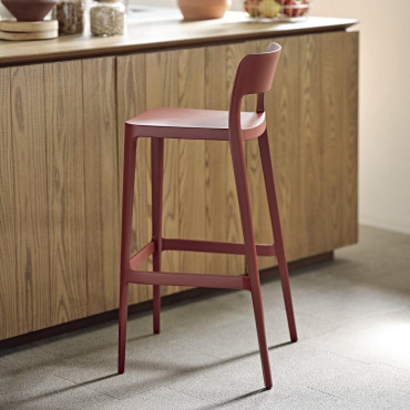Tabouret bas GUM Polipropylène Rouge bulgare