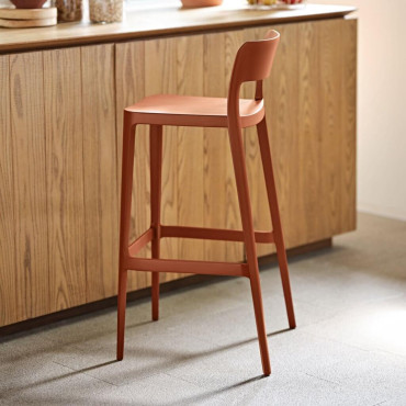 Tabouret bas GUM Polipropylène Terracotta