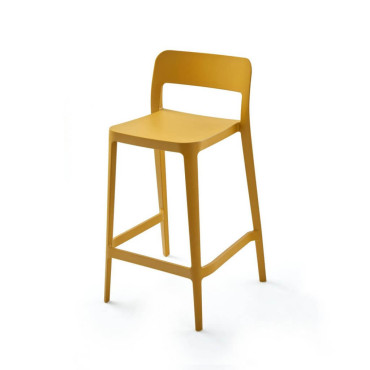 Tabouret bas GUM Polipropylène Jaune ocre