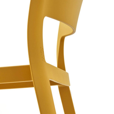 Tabouret bas GUM Polipropylène Jaune ocre