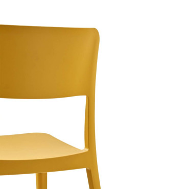 Tabouret bas GUM Polipropylène Jaune ocre