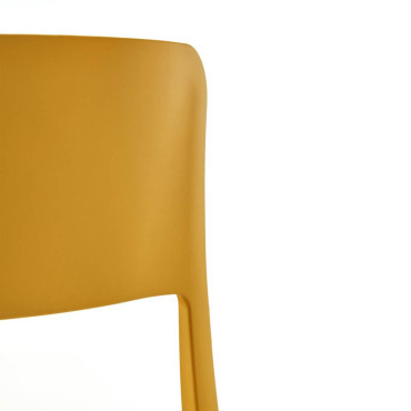 Tabouret bas GUM Polipropylène Jaune ocre