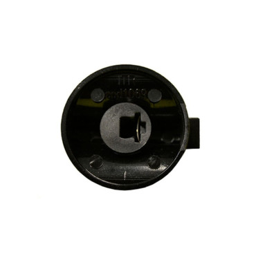 Bouton noir plaque gaz