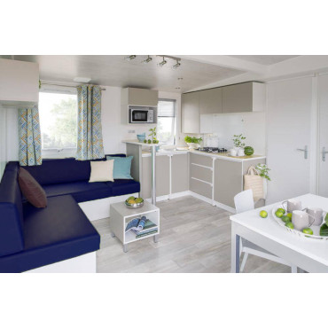 HOUSSE SIMILI CUIR Bleu marine