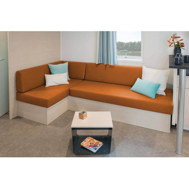 HOUSSE SIMILI CUIR Terracotta