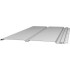 Lame de bardage PVC blanc 3758x250x12mm