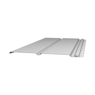 Lame de bardage PVC blanc 3758x250x12mm