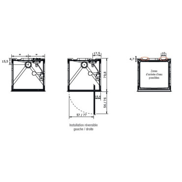 Cabine 100x80