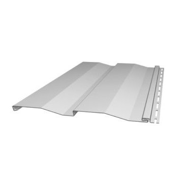 Lame de bardage PVC blanc 3800x288mm