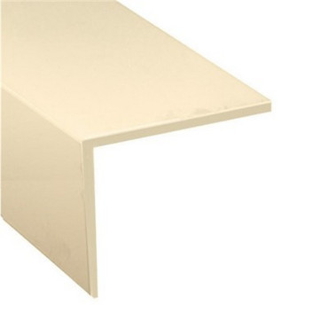 Baguette d'angle en L crème 15 mm - 2,5 m