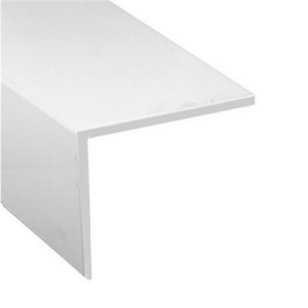 Baguette d'angle en L blanche 15 mm - 2,5 m