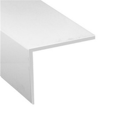 Baguette d'angle en L blanche 15 mm - 2,5 m