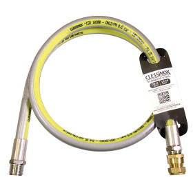 Flexible gaz inox Clessinox pour coffret 1,2 m - 1/2" x 22 mm