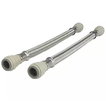 Flexibles 15 mm x 15 mm 10 bars 300 mm JG Speedfit - la paire