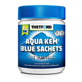 Aqua Kem Blue Thetford - 15 sachets pour WC chimique