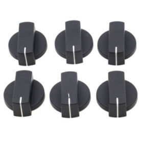Jeu de 6 boutons droits noirs Thetford SSPA0901.BK