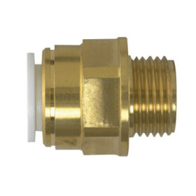Raccord droit 22 mm x 3/4" BSP mâle laiton DZR JG Speedfit