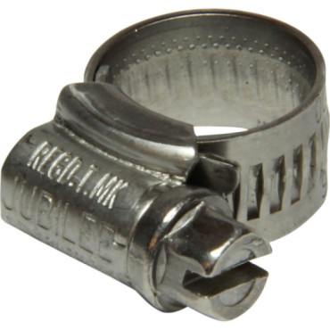 Collier de serrage Jubilee inox 316 qualité marine - 9,5 à 318 mm