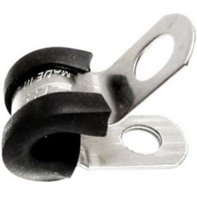 Collier de fixation P Jubilee inox 304 avec garniture caoutchouc - 5 à 60 mm