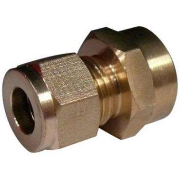 Raccord droit compression vers filetage femelle BSP pour tube gaz