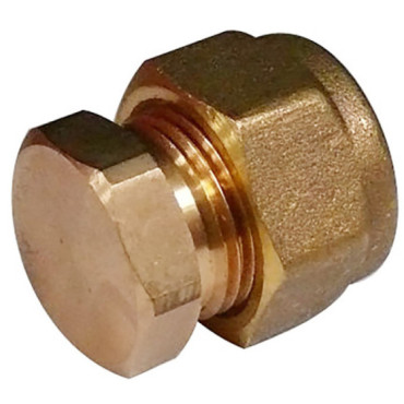 Bouchon d'extrémité à compression pour tube gaz